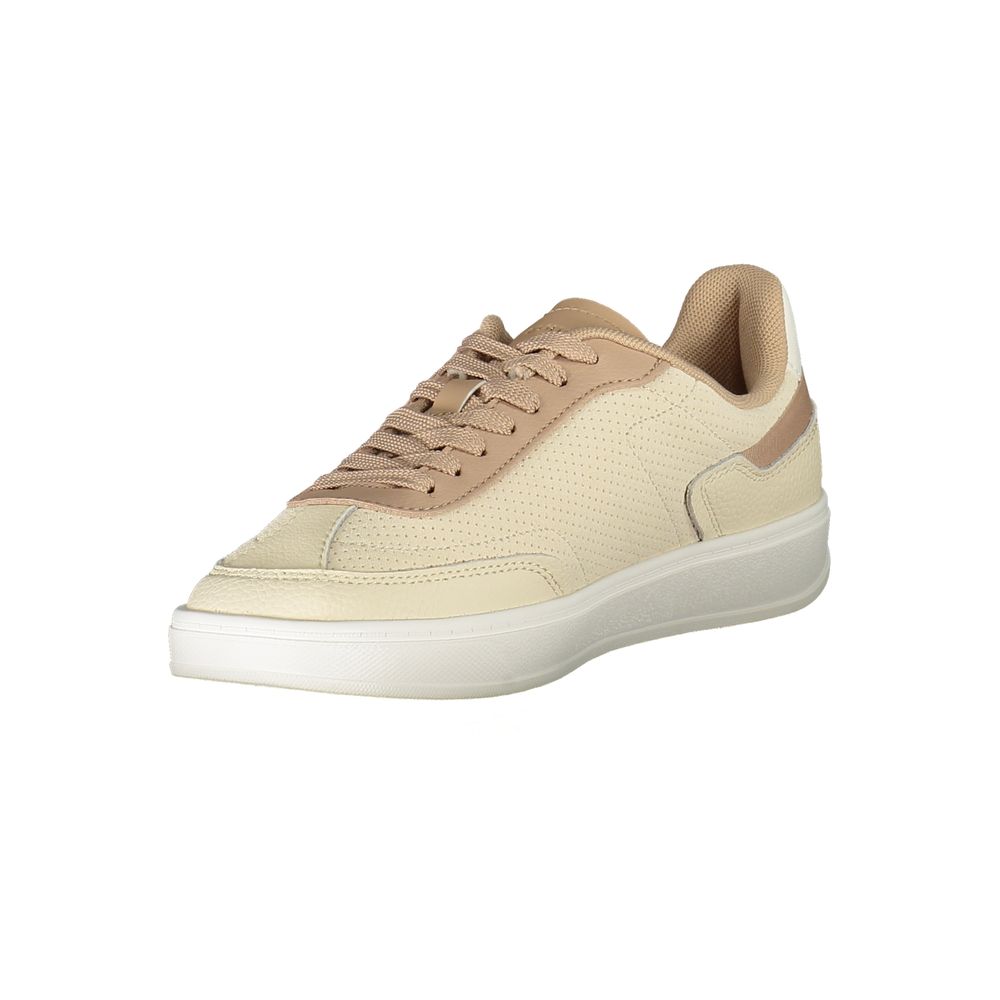 Tommy Hilfiger Beige Polyurethane Women Sneaker Tommy Hilfiger