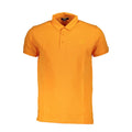 Cavalli Class Arancione Cotton Men Polo
