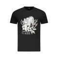 Cavalli Class Nero Cotton Men T-Shirt
