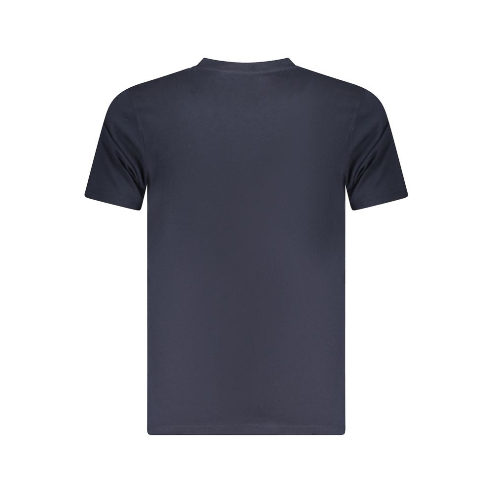 Cavalli Class Blu Cotton Men T-Shirt Cavalli Class