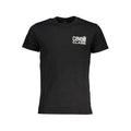 Cavalli Class Black Cotton Men T-Shirt