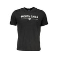 North Sails Black Cotton Men's T-Shirt