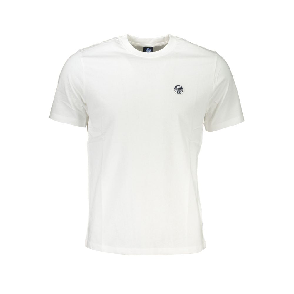 North Sails Bianco Cotton Men T-Shirt North Sails