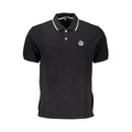 North Sails Black Cotton Men's Polo Shirt