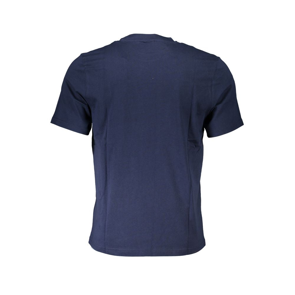North Sails Blu Cotton Men T-Shirt North Sails