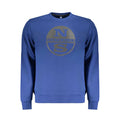 North Sails Blue Cotton Men Sweater North Sails