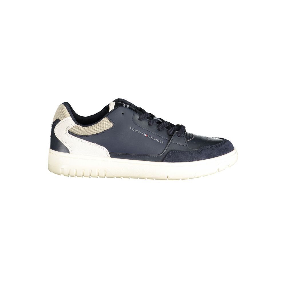 Tommy Hilfiger Blue Polyurethane Men Sneaker Tommy Hilfiger