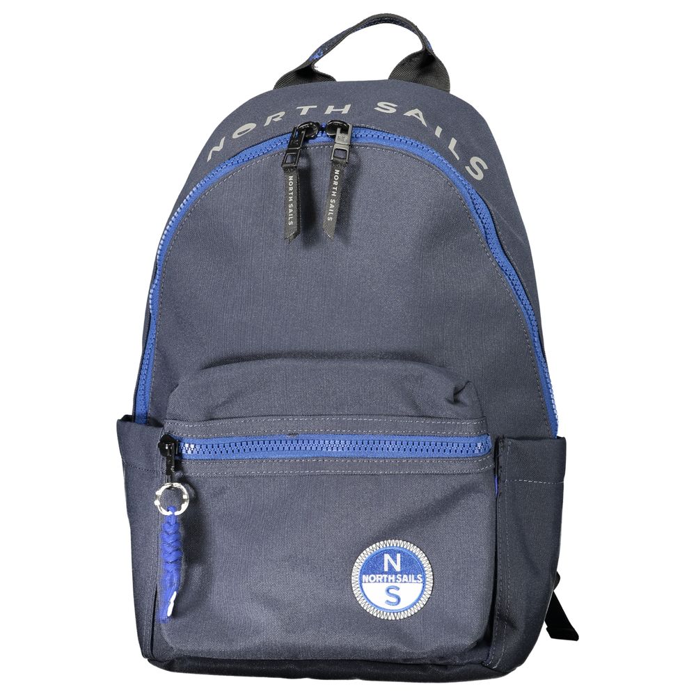 North Sails Blu Polyester Men Backpack North Sails