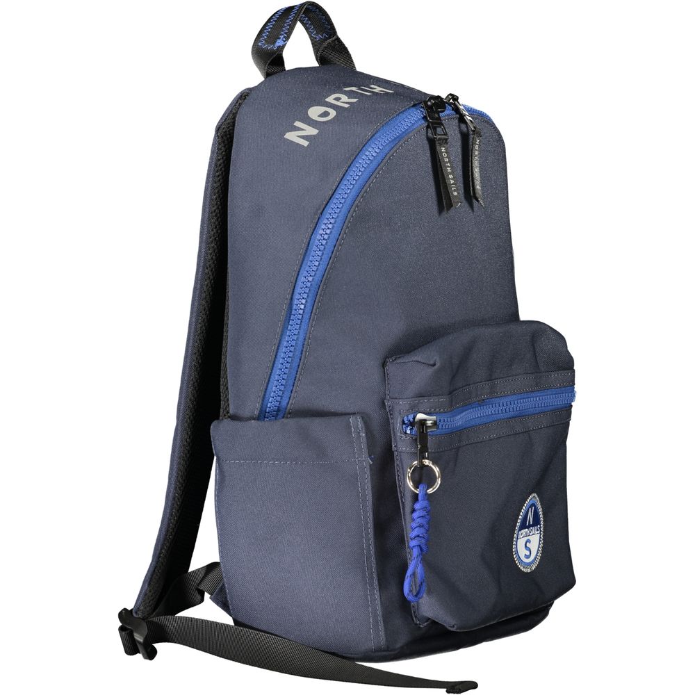 North Sails Blu Polyester Men Backpack North Sails