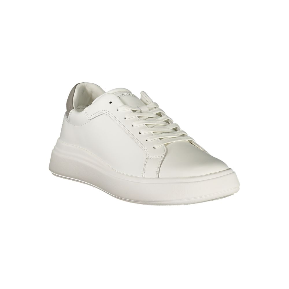 Calvin Klein White Polyurethane Men Sneaker Calvin Klein