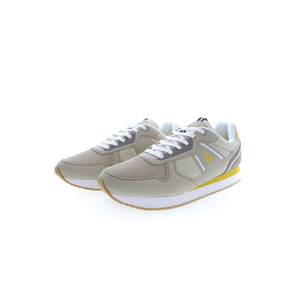 U.S. POLO ASSN. Beige Polyester Men's Sneaker