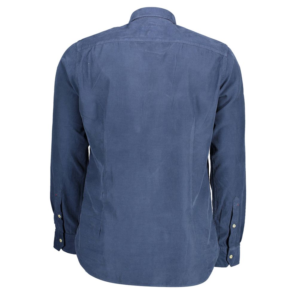 U.S. POLO ASSN. Blue Cotton Mens Shirt