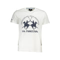 La Martina White Cotton Men T-Shirt