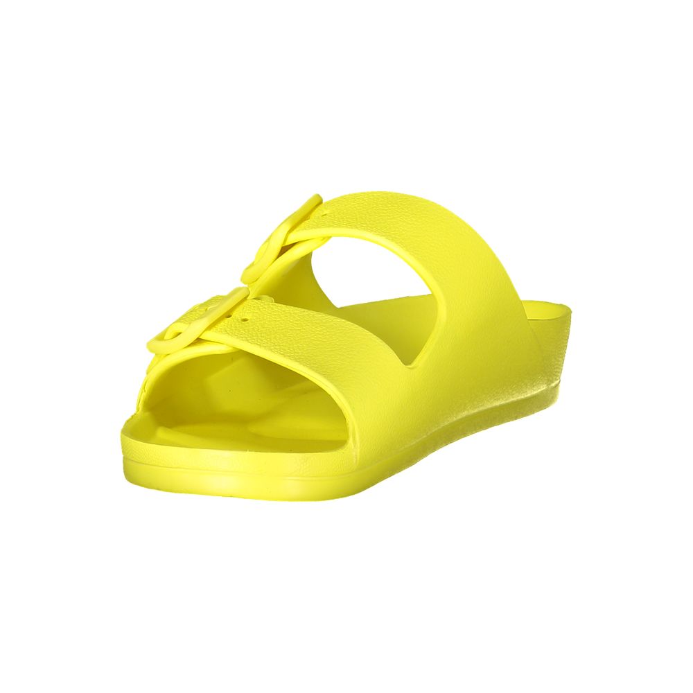 Norway 1963 Giallo Plastica Women Ciabatta