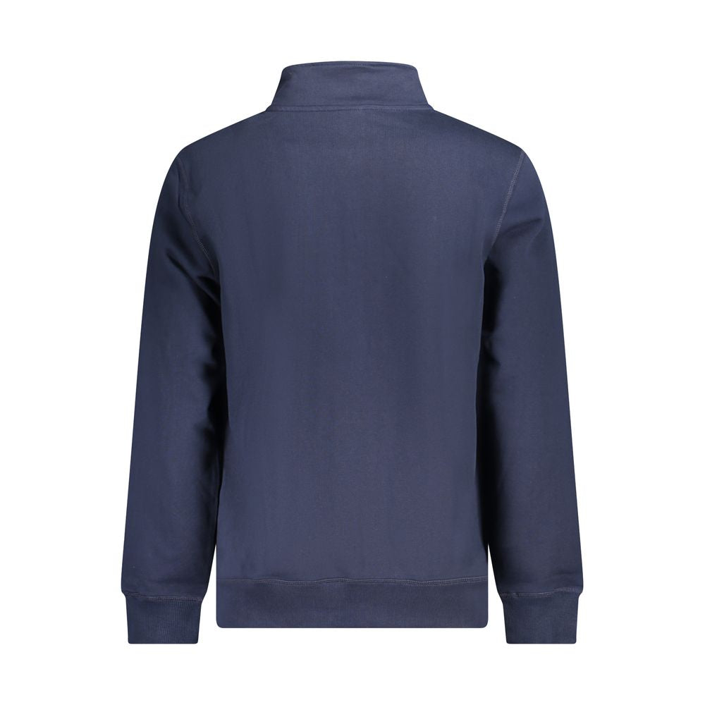 North Sails Blue Cotton Male Sweatshirt