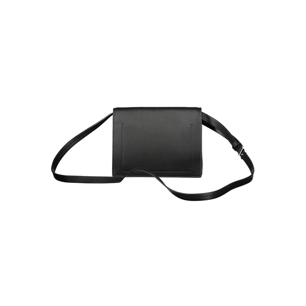 Calvin Klein Nero Poliuretano Woman Shoulder Bag