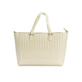 Mario Valentino White Polyurethane Womens Bag with Handles