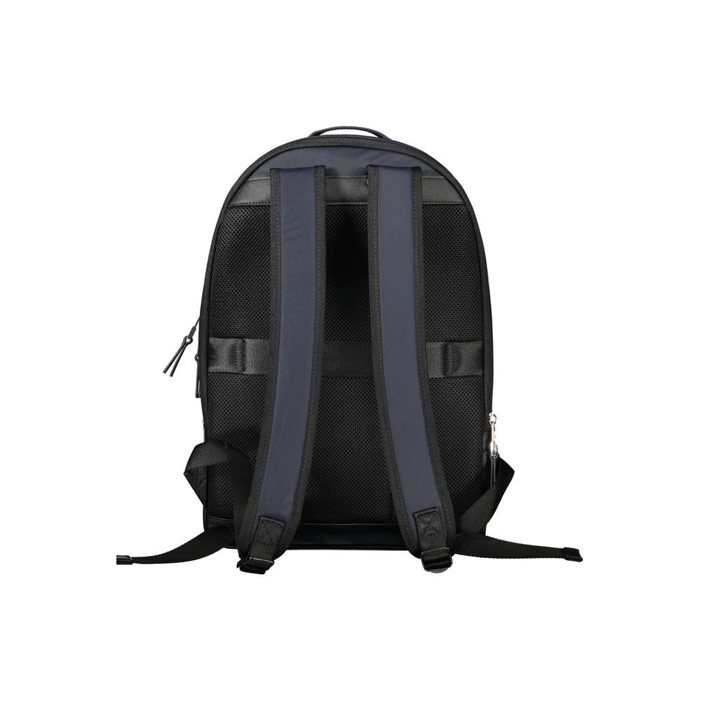 Tommy Hilfiger Blue Recycled Polyester Men Backpack Tommy Hilfiger