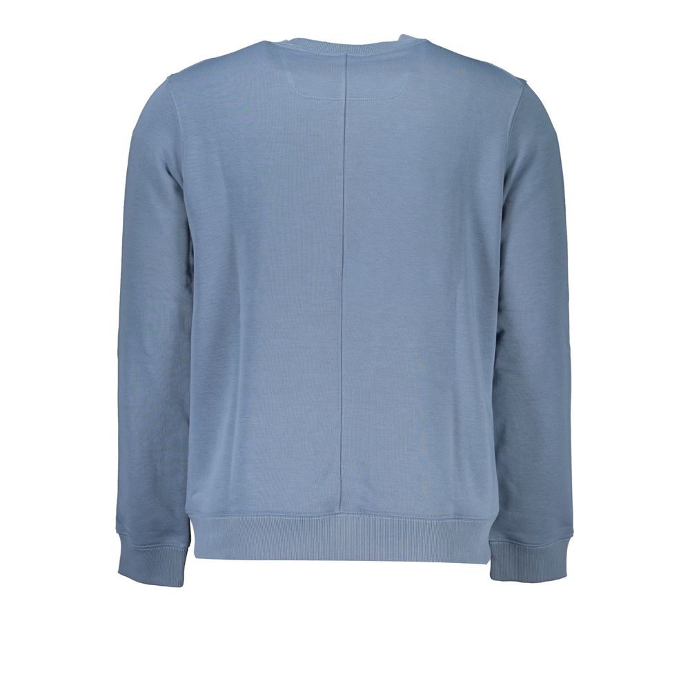 Calvin Klein Blue Polyester Men Sweatshirt Calvin Klein