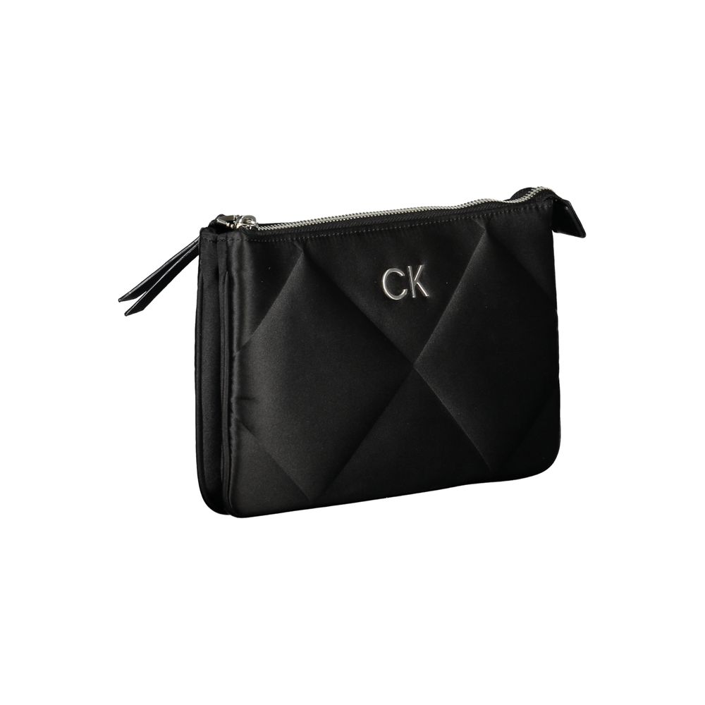 Calvin Klein Black Polyester Women Shoulder Bag Calvin Klein
