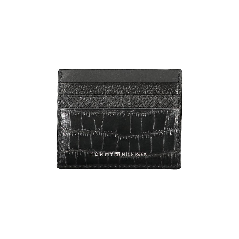 Tommy Hilfiger Black Leather Mens Wallet Tommy Hilfiger