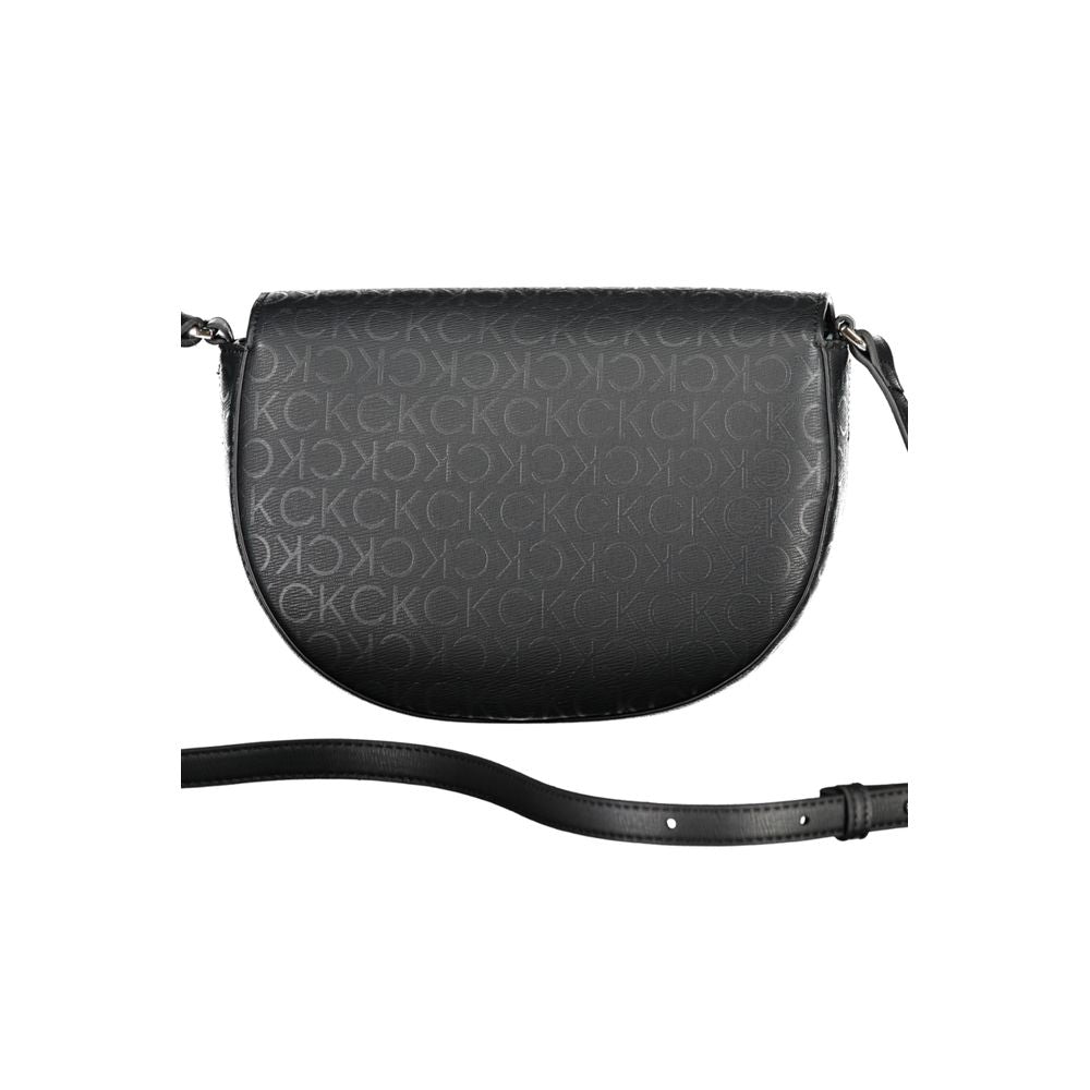 Calvin Klein Black Polyurethane Women Shoulder Bag Calvin Klein