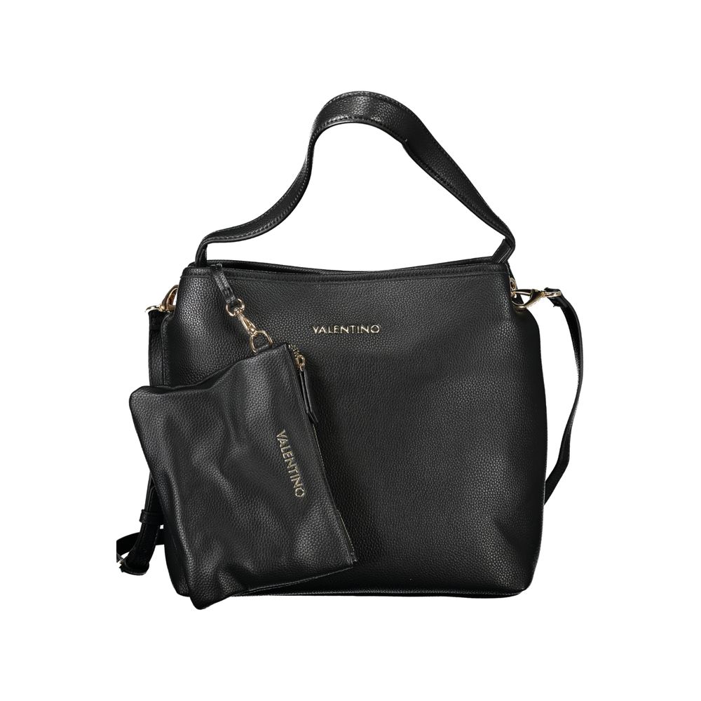 Mario Valentino Black Polyurethane Women's Bag