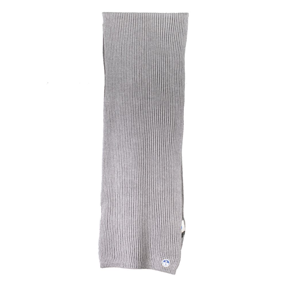 North Sails Grigio Cotton Men Scarf North Sails