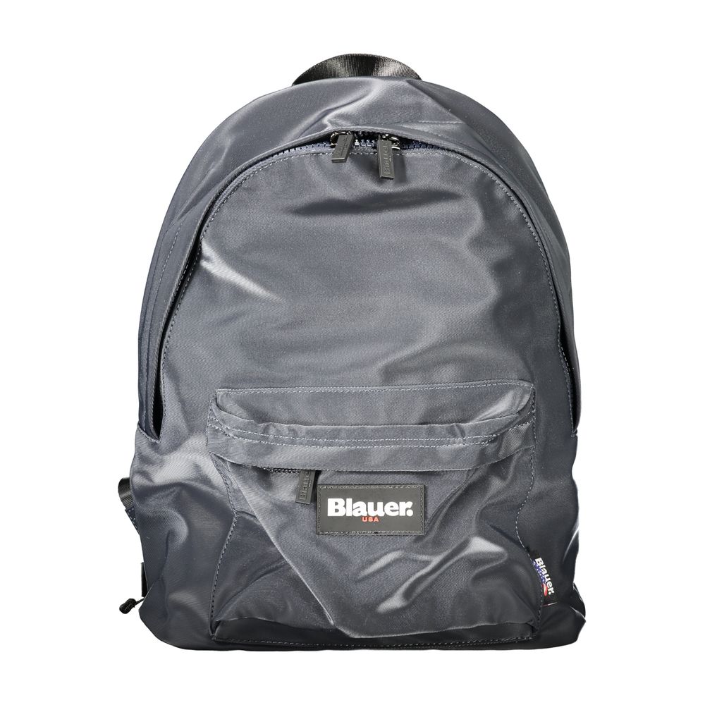 Blauer Blue Polyester Men's Backpack Blauer