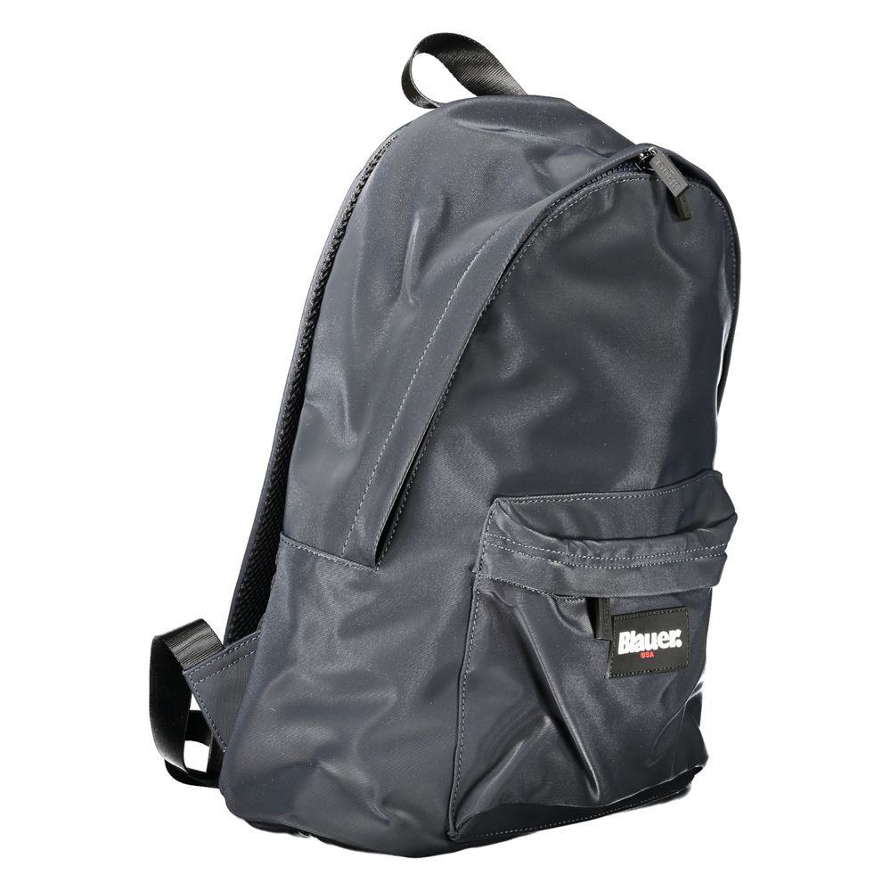 Blauer Blue Polyester Men's Backpack Blauer