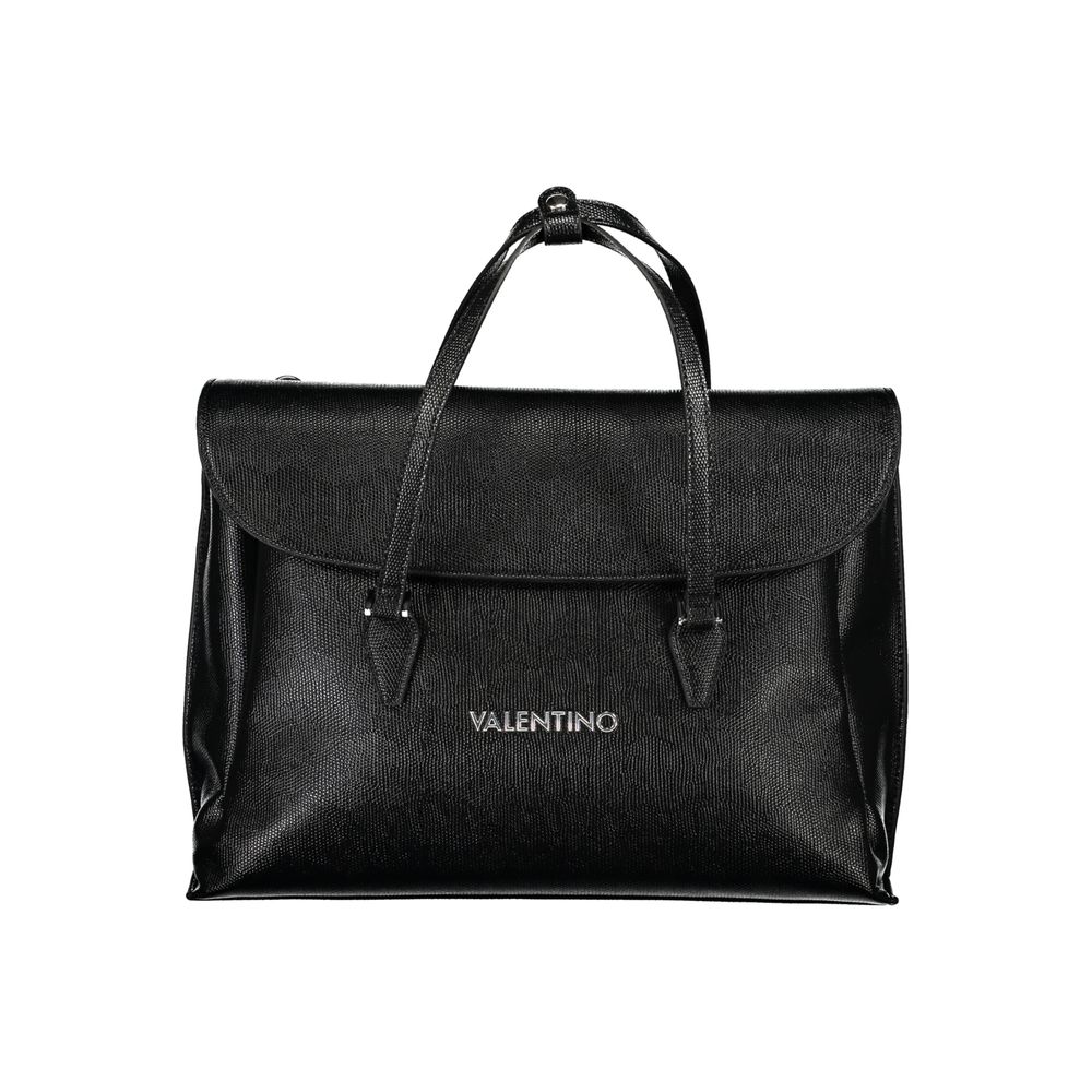 Mario Valentino Black Polyurethane Women's Bag