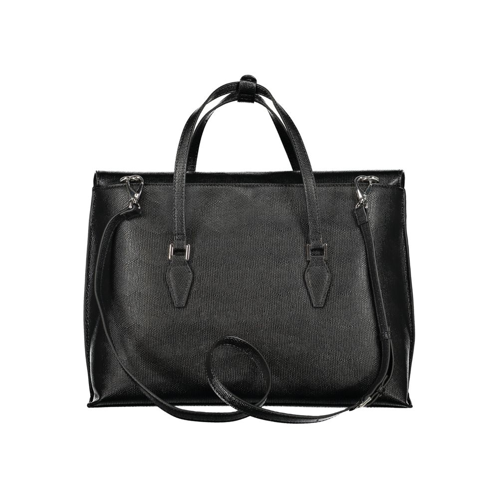 Mario Valentino Black Polyurethane Women's Bag