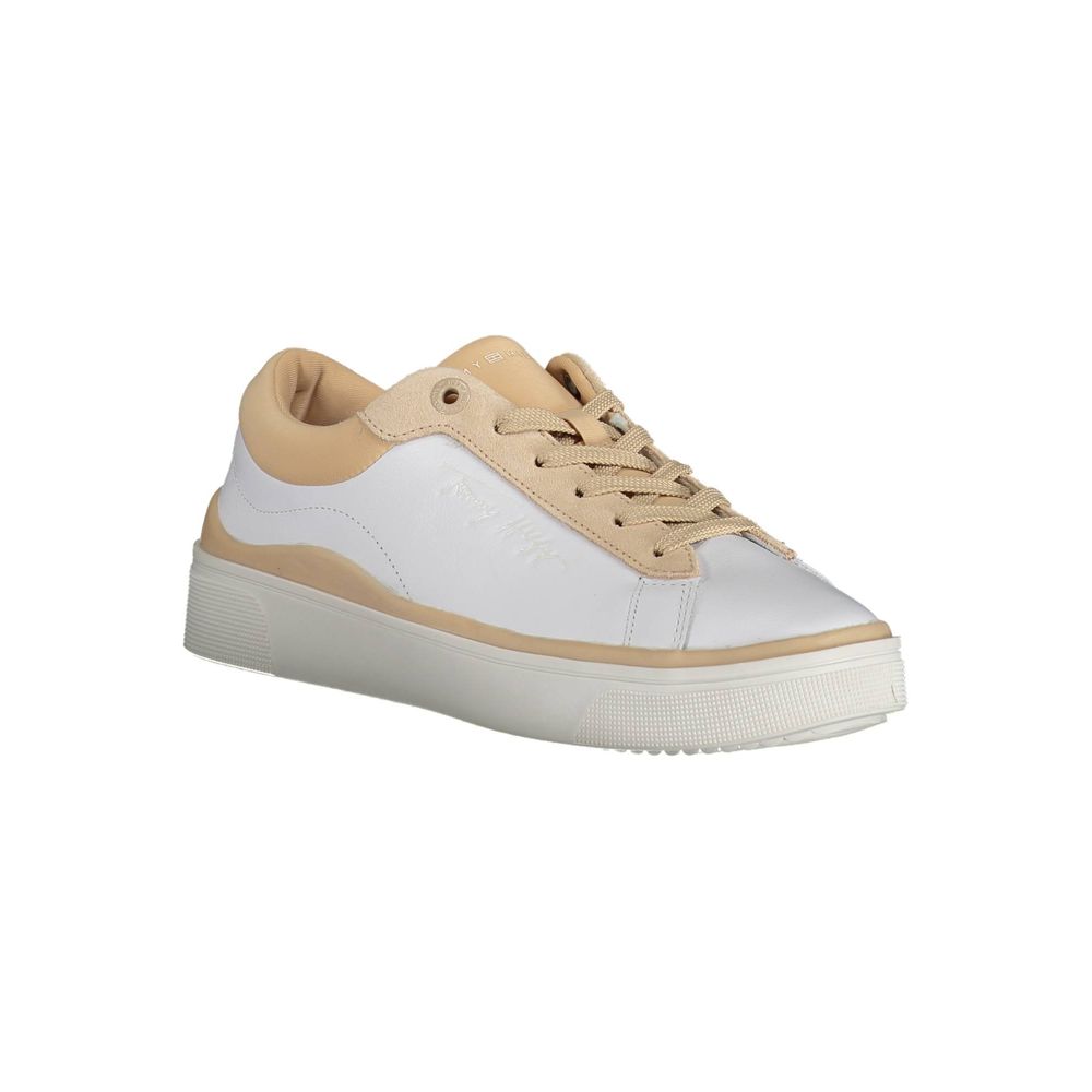 Tommy Hilfiger Bianco Polyester Women Sneaker Tommy Hilfiger