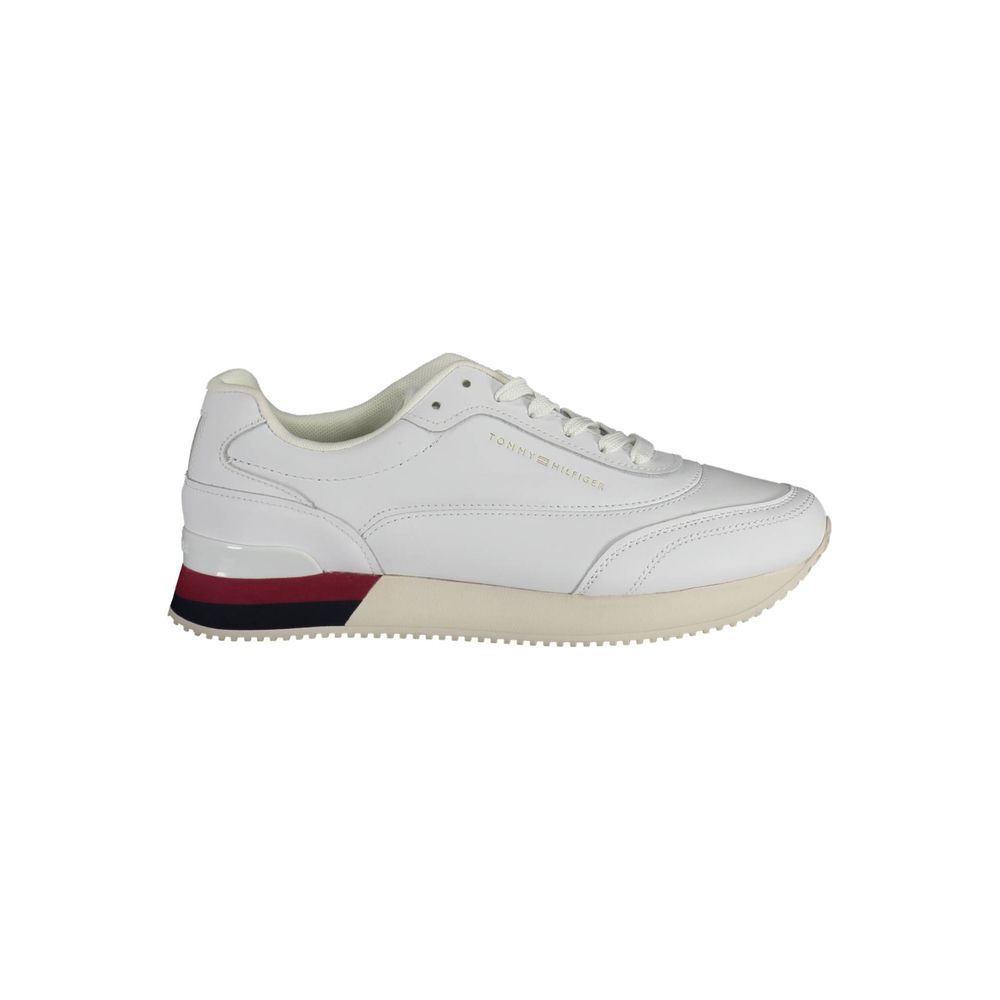 Tommy Hilfiger Bianco Pelle Women Sneaker Tommy Hilfiger