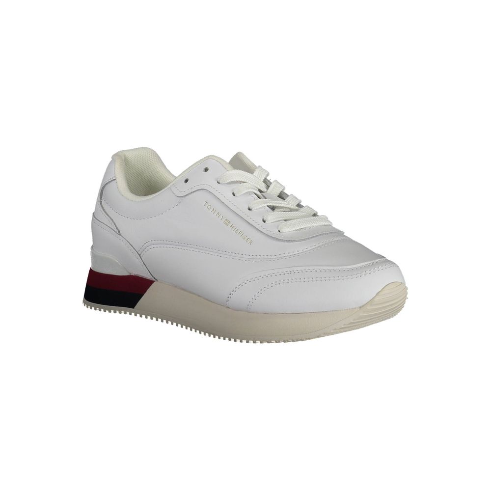 Tommy Hilfiger Bianco Pelle Women Sneaker Tommy Hilfiger