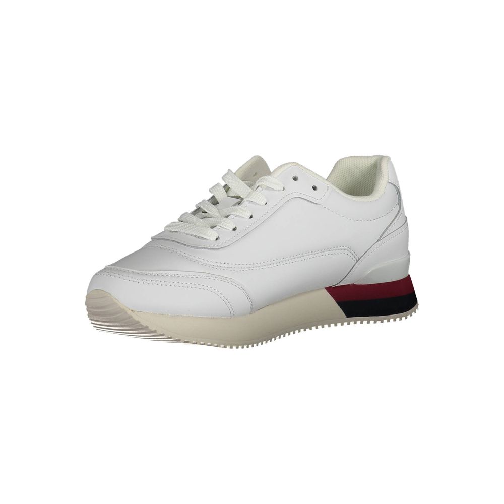 Tommy Hilfiger Bianco Pelle Women Sneaker Tommy Hilfiger