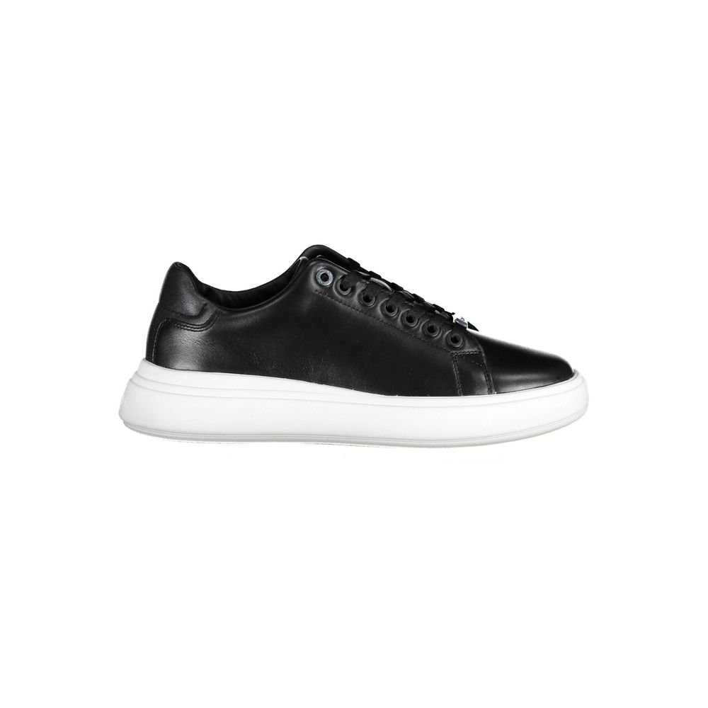 Calvin Klein Nero Pelle Donna Sneaker Calvin Klein