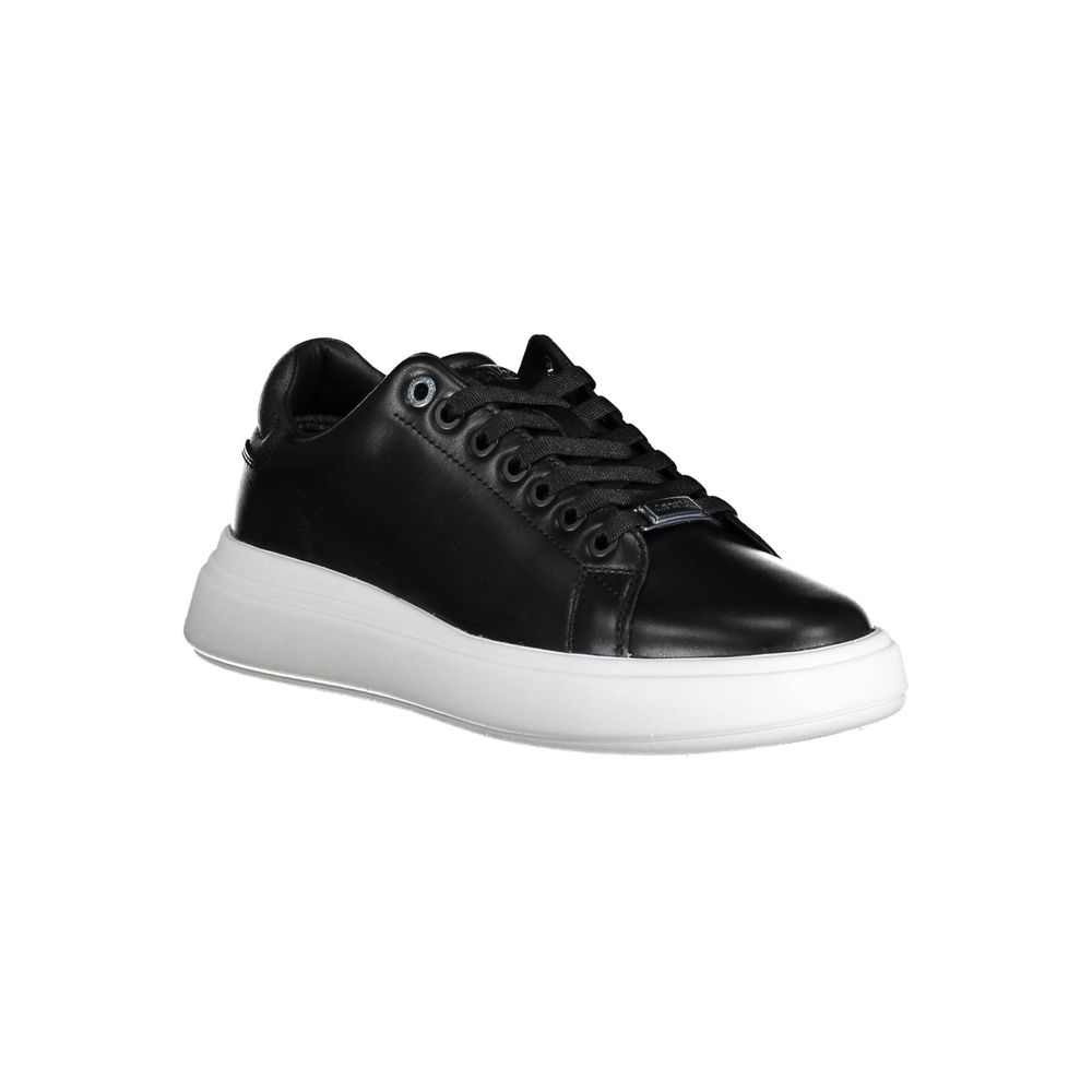 Calvin Klein Nero Pelle Donna Sneaker Calvin Klein