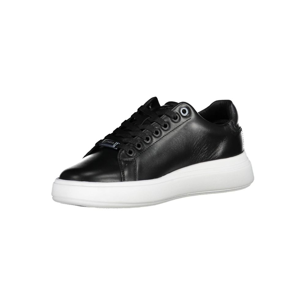 Calvin Klein Nero Pelle Donna Sneaker Calvin Klein