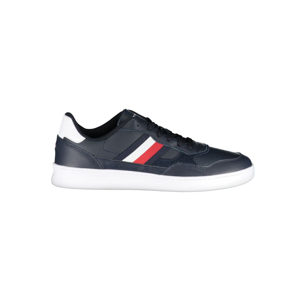Tommy Hilfiger Blue Polyurethane Men Sneaker Tommy Hilfiger