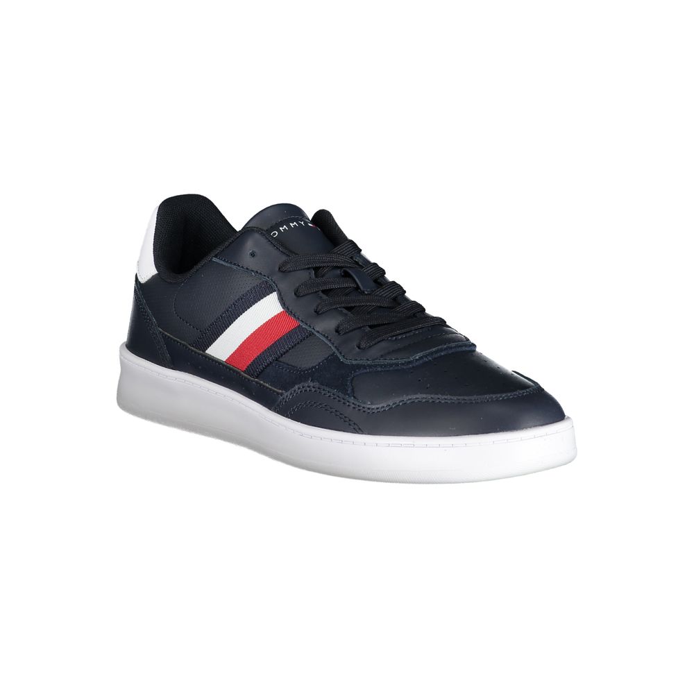 Tommy Hilfiger Blue Polyurethane Men Sneaker Tommy Hilfiger