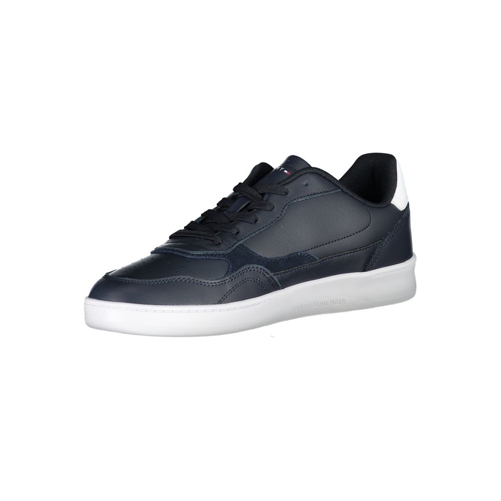 Tommy Hilfiger Blue Polyurethane Men Sneaker Tommy Hilfiger