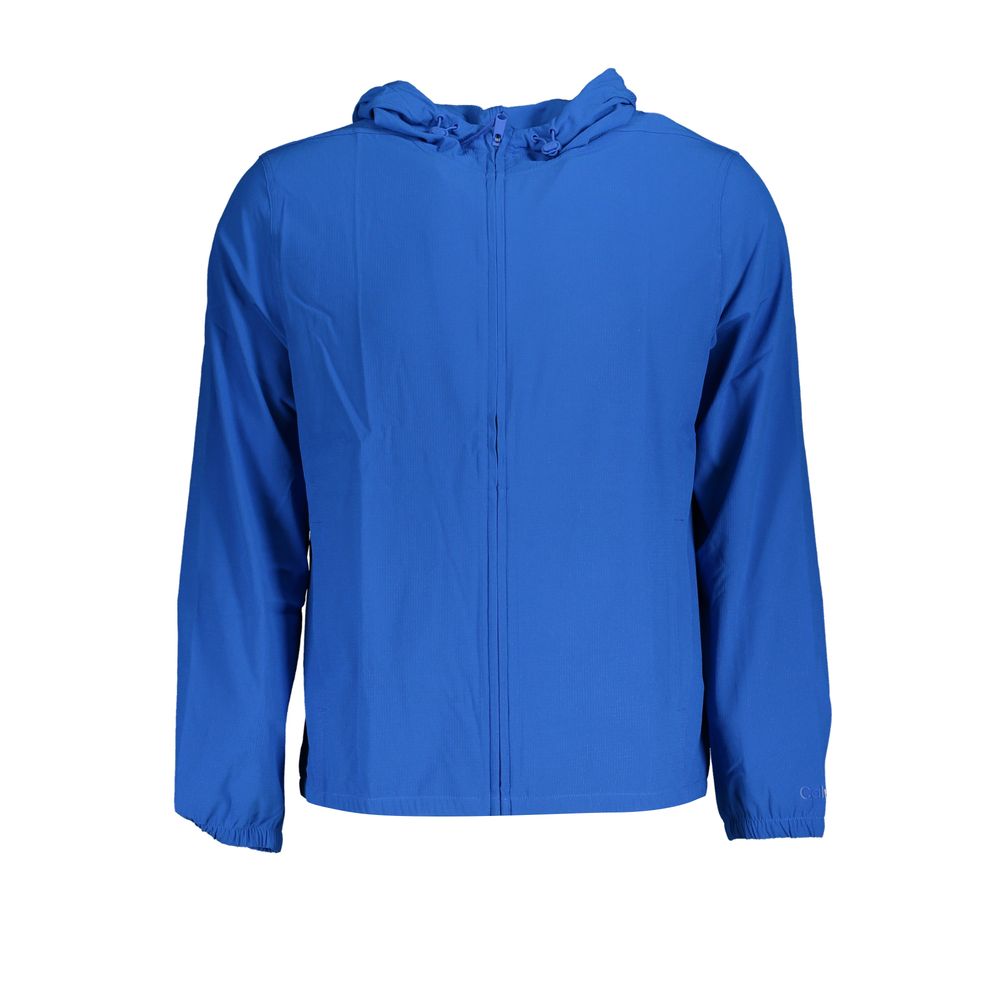 Calvin Klein Blue Polyester Men's Sports Jacket Calvin Klein