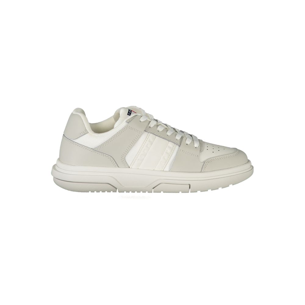 Tommy Hilfiger White Leather Women Sneaker Tommy Hilfiger