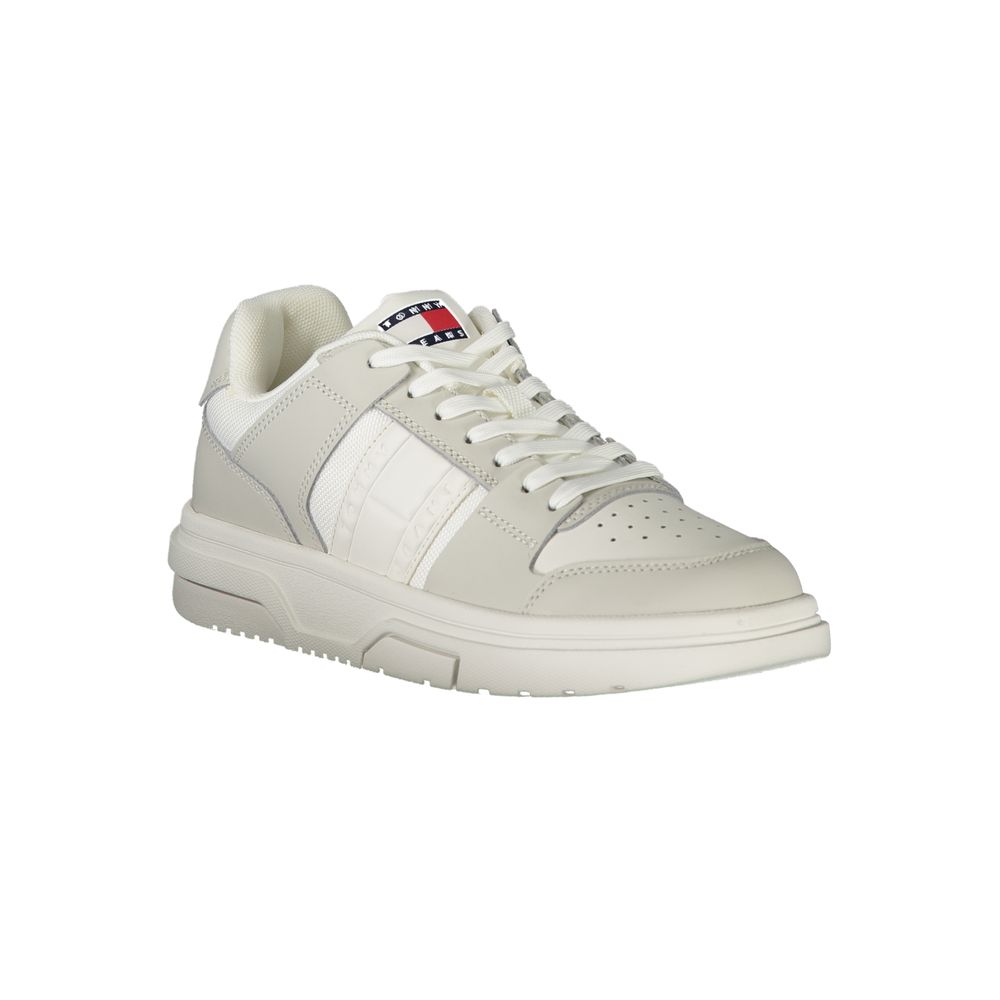 Tommy Hilfiger White Leather Women Sneaker Tommy Hilfiger