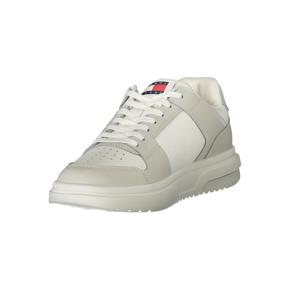 Tommy Hilfiger White Leather Women Sneaker Tommy Hilfiger