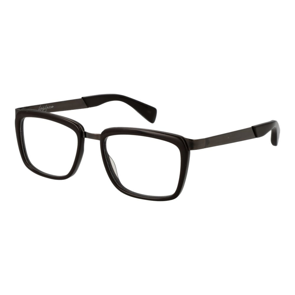 Yohji Yamamoto Brown Acetate Glasses (Frames) Yohji Yamamoto