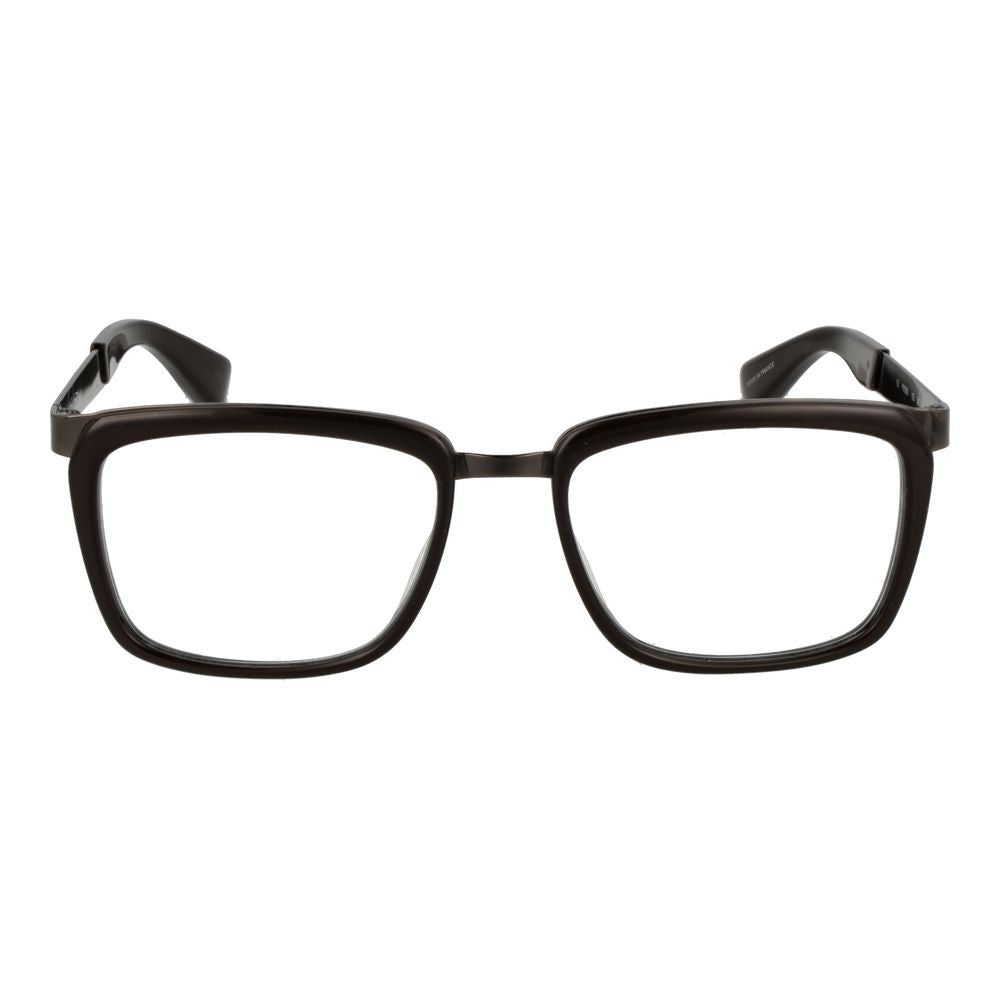 Yohji Yamamoto Brown Acetate Glasses (Frames) Yohji Yamamoto