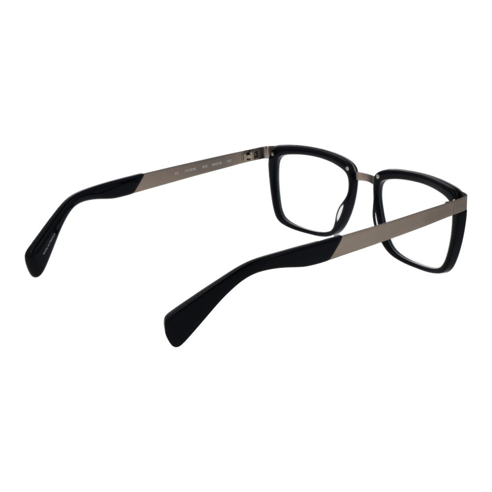 Yohji Yamamoto Black Acetate Glasses (Frames) Yohji Yamamoto