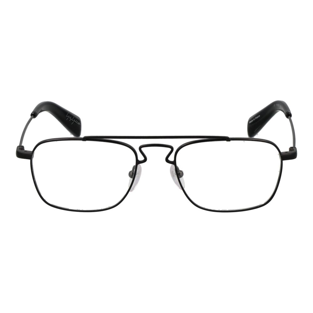 Yohji Yamamoto Black Metal Glasses (Frames) Yohji Yamamoto